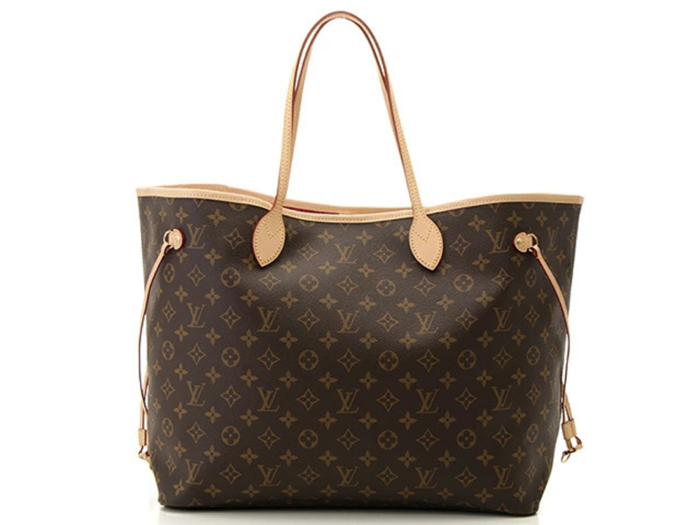LOUIS VUITTON Neverfull Tote Bag Monogram Pivoine